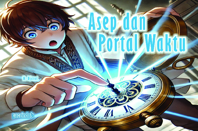 Sampul buku Asep dan Portal Wakt...